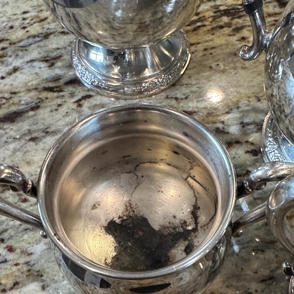 Vintage Silver Tea Set - Camille International Silver Company-6001-6004 - Picture 5 of 12